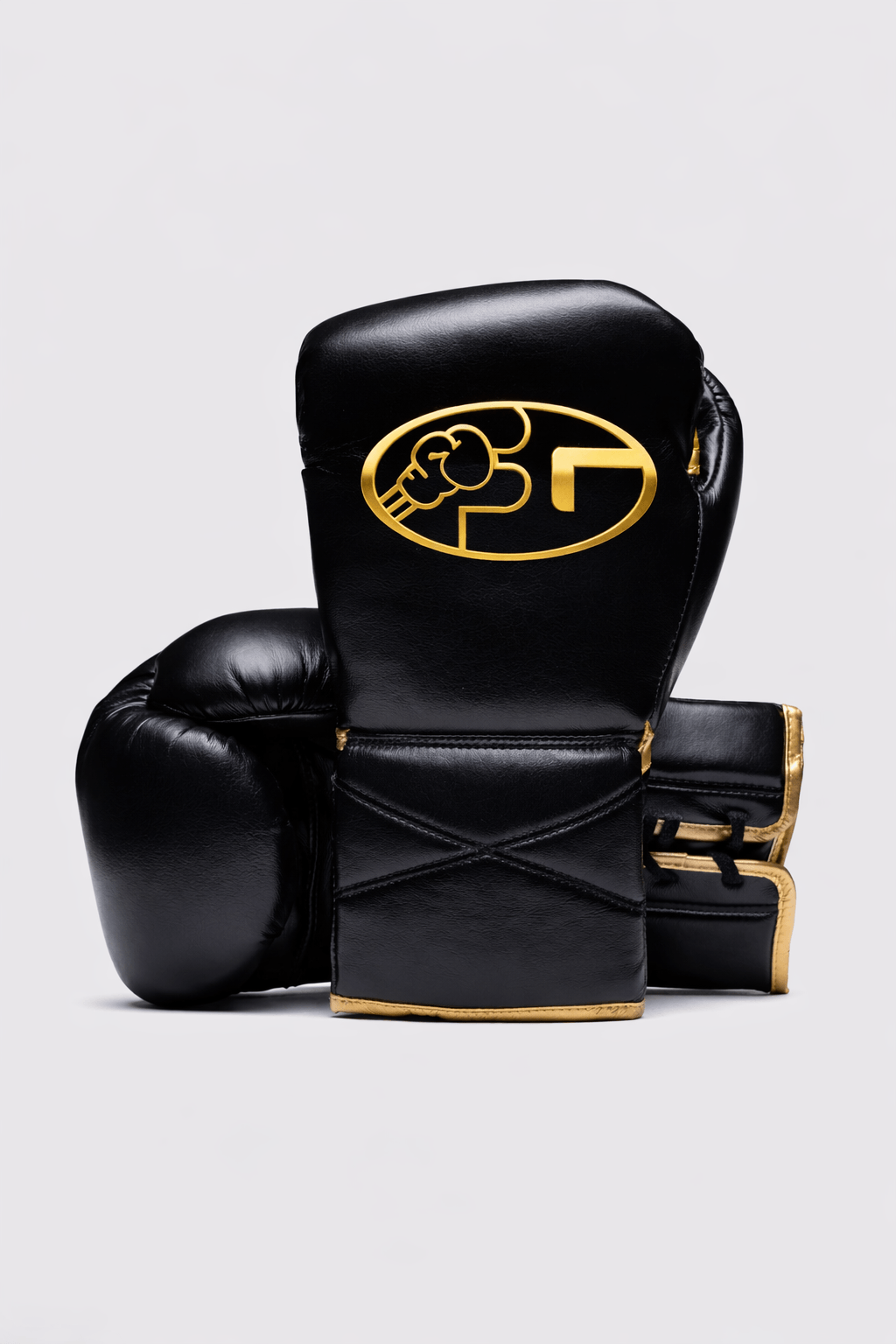 Fiest Winning Style Black/Gold 14oz Boxing Gloves Custom Sparring Gloves