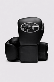 Fiest Winning Style Boxing Gloves Black 14oz Leather Training Gloves