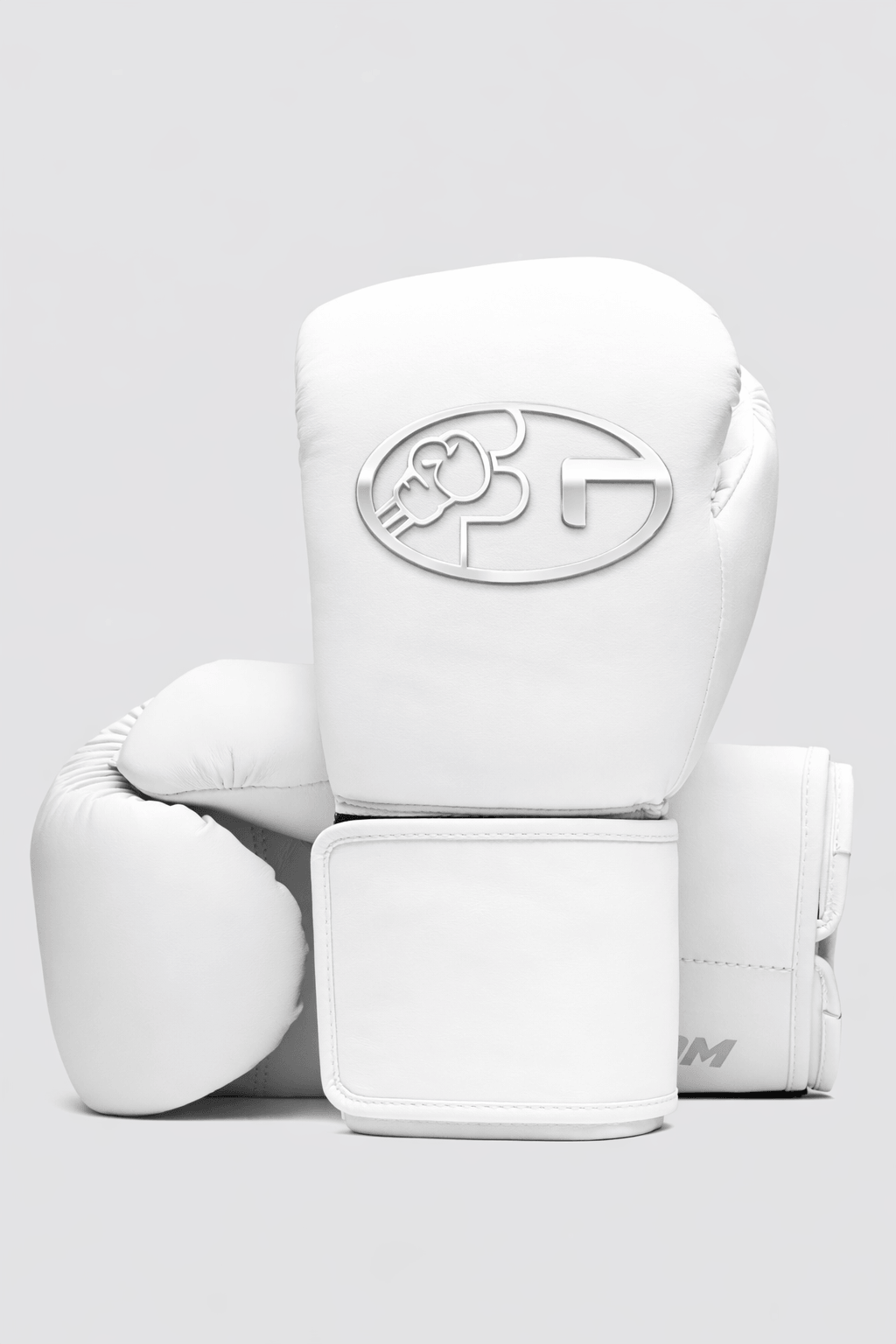 Fiest Winning Style White Velcro Boxing Gloves Classic Training