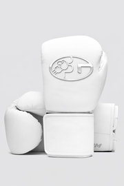 Fiest Winning Style White Velcro Boxing Gloves Classic Training