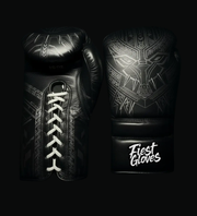 Fiest Winning Style Black Boxing Gloves Sparring Training Gloves