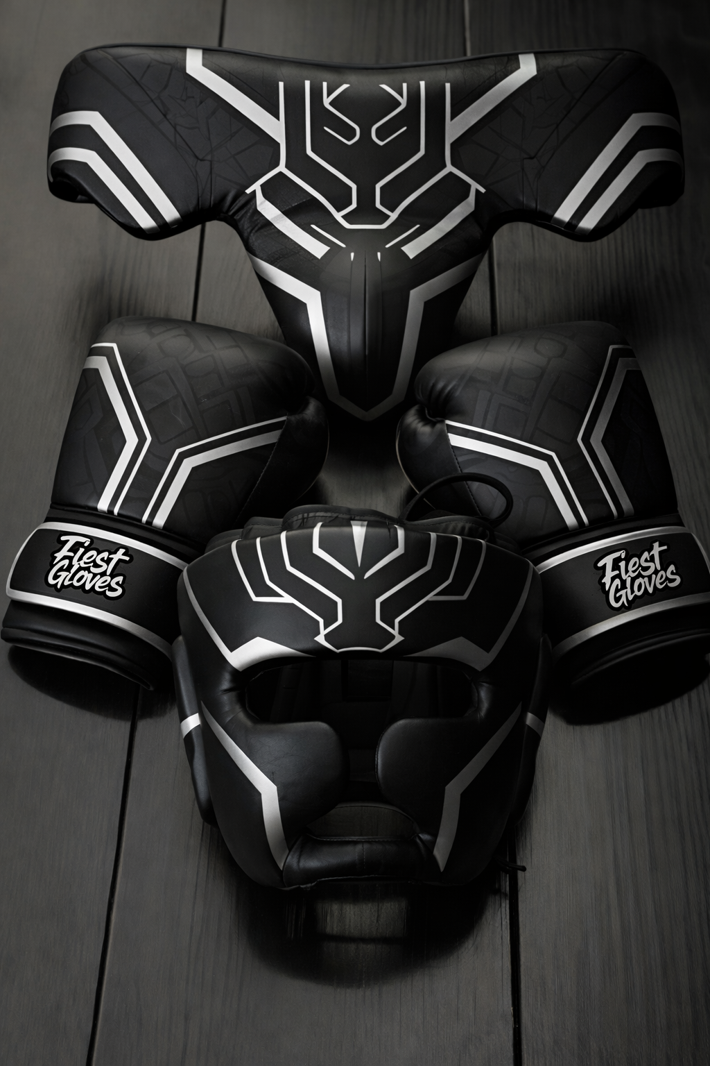 Fiest Boxing Set | Black/Silver