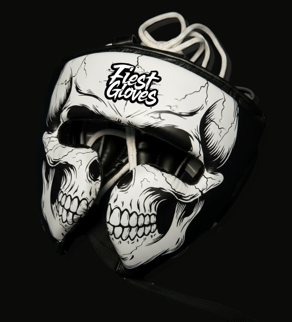 Fiest Boxing Set | Black/White Skeleton Style