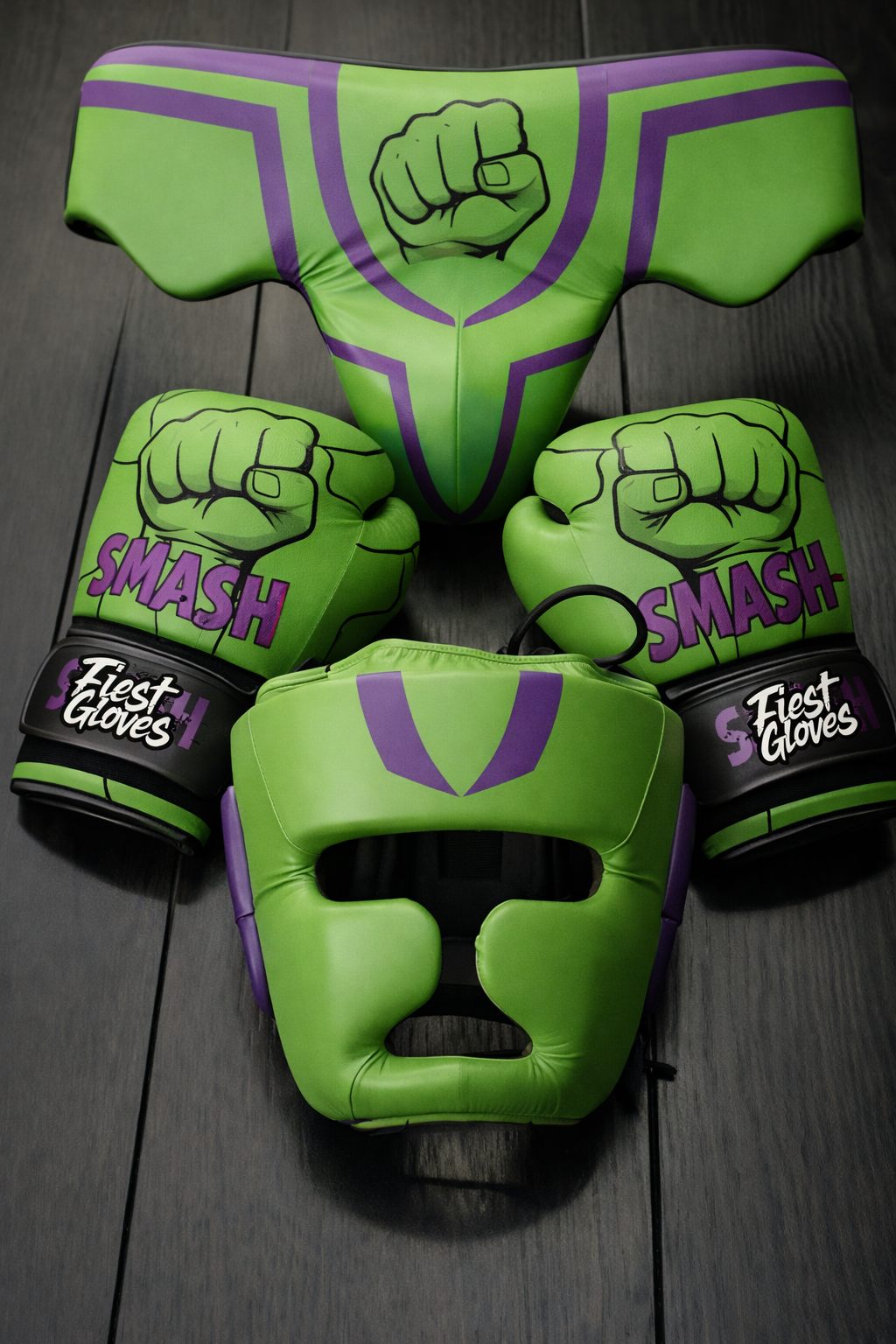 Fiest Boxing Set | Green/Purple