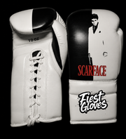 Fiest Winning Style White/Black Boxing Gloves Premium Training Pair