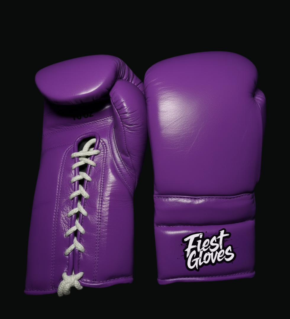 Fiest Winning Style Purple 14oz Boxing Gloves Custom Sparring Gloves