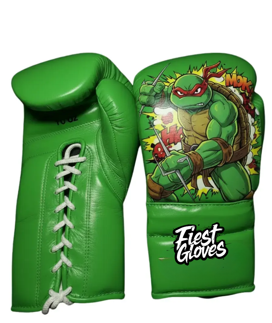 Fiest Winning Style Green/Red Boxing Gloves Women Fitness Training
