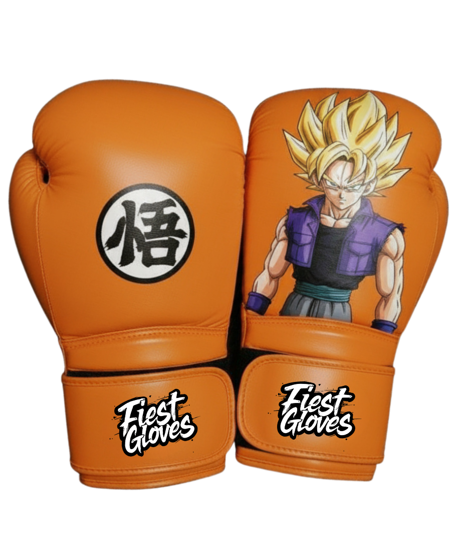 Fiest Winning Style Orange Boxing Gloves Beginner Training Gloves