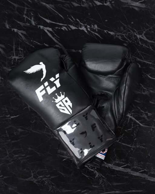 Fly Black Boxing Gloves Premium Quality Training