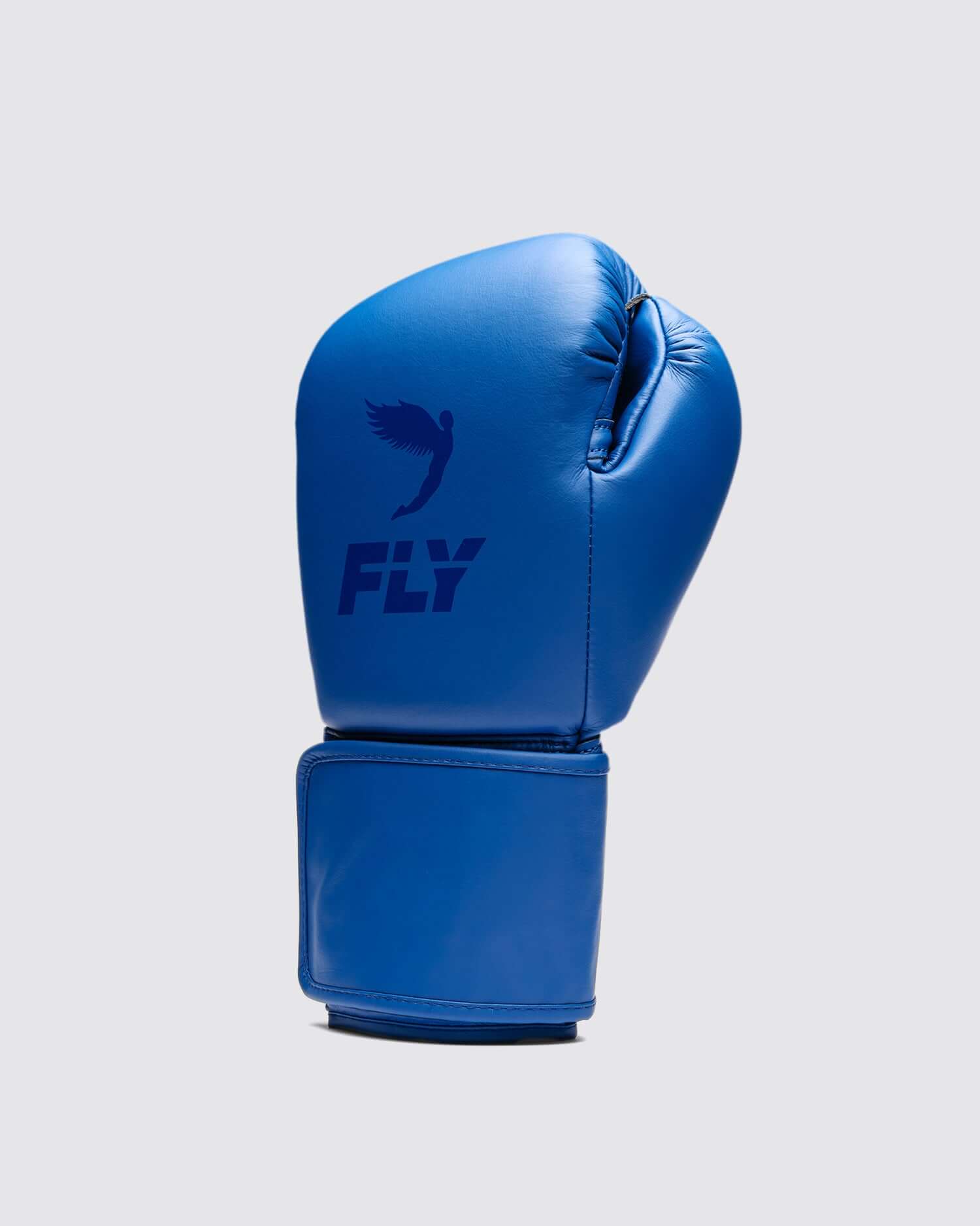Fly Blue Boxing Gloves Beginner Friendly Training Gloves Back View
