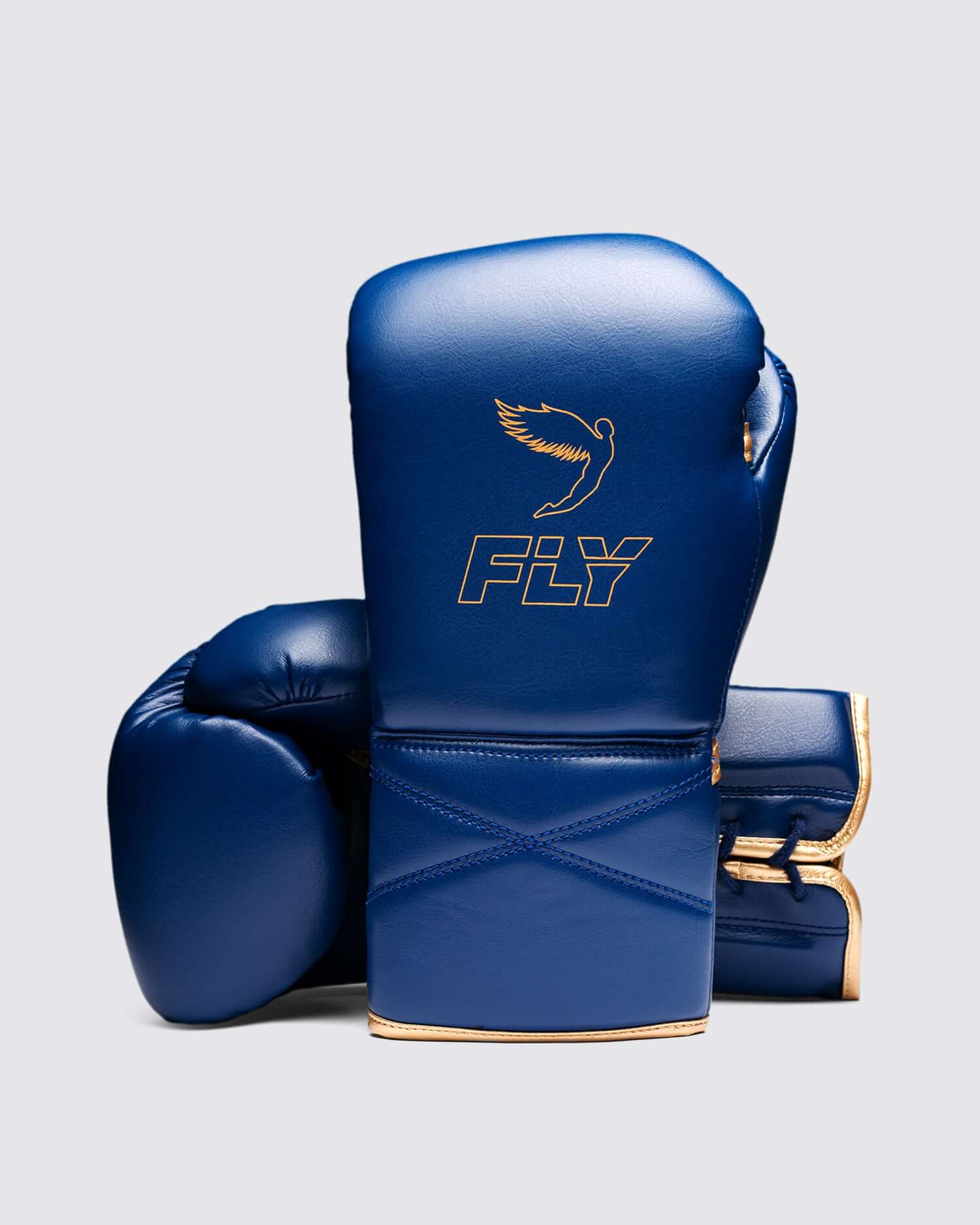 Fly Blue 14oz Boxing Gloves High Quality Gym Gloves