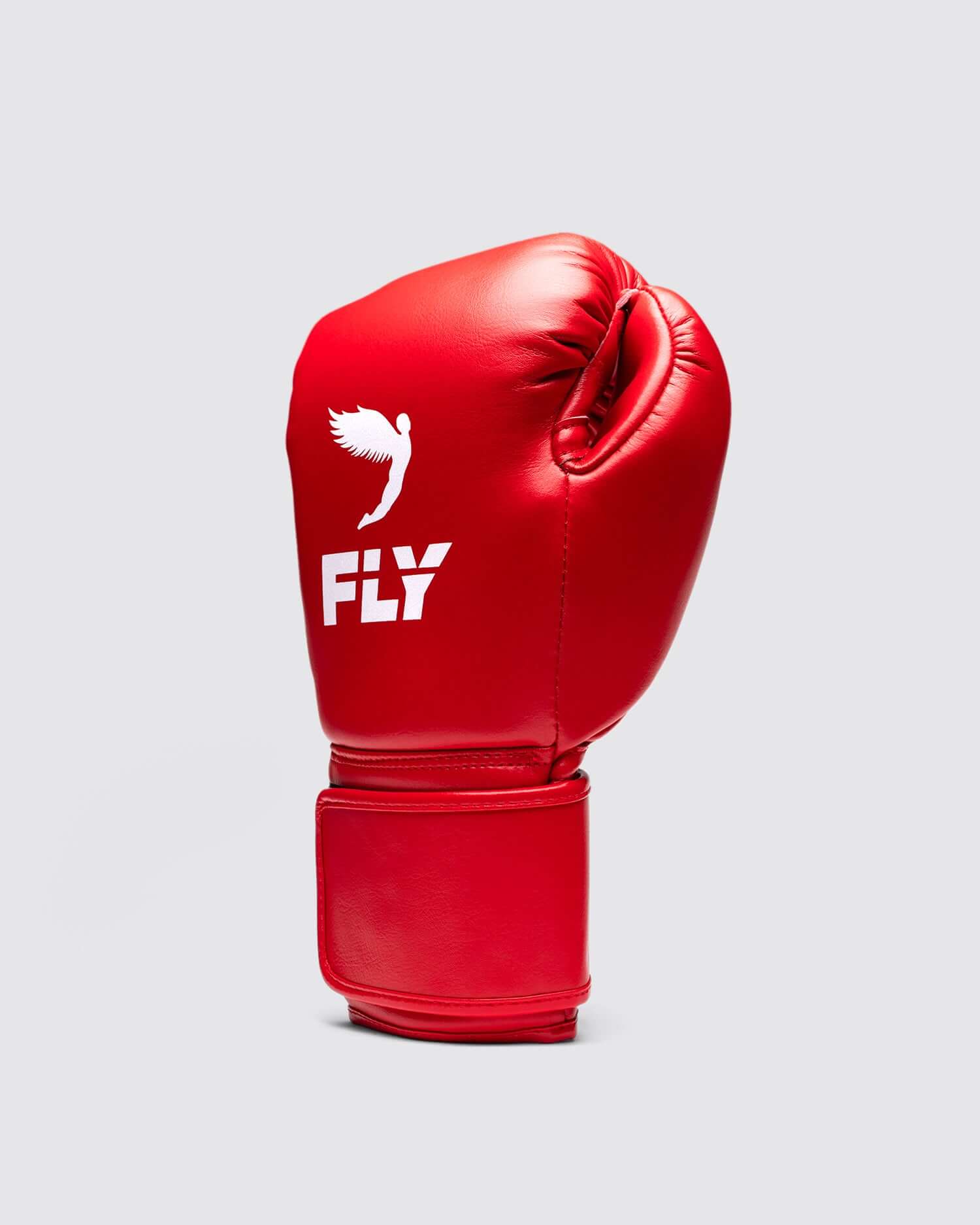 Fly Red 14oz Boxing Gloves Custom Sparring Gloves Back View