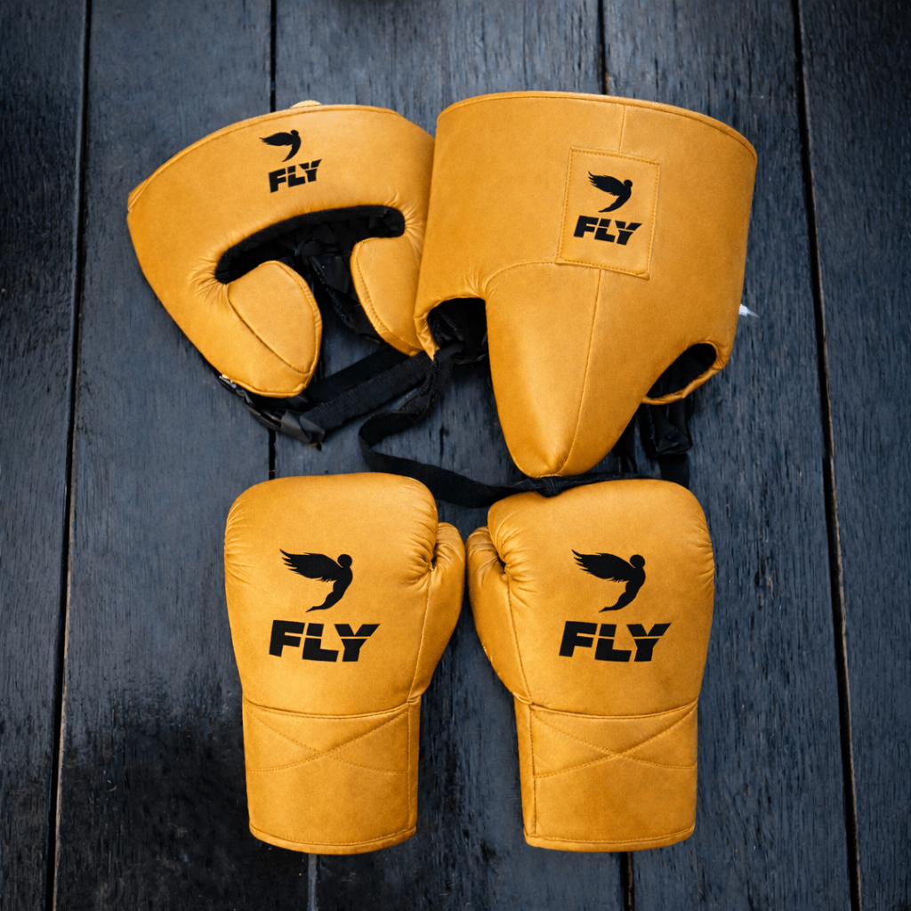 Fly Golden Complete Boxing Set Customizable Training Bundle