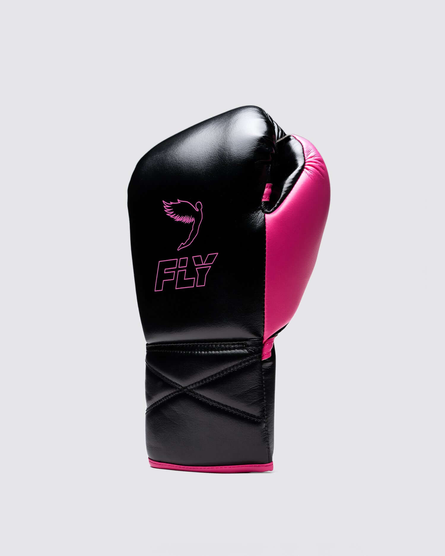 Fly Back/Pink Boxing Gloves 14oz Premium Training Gloves Back View