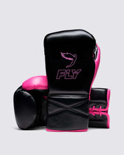 Fly Back/Pink Boxing Gloves 14oz Premium Training Gloves