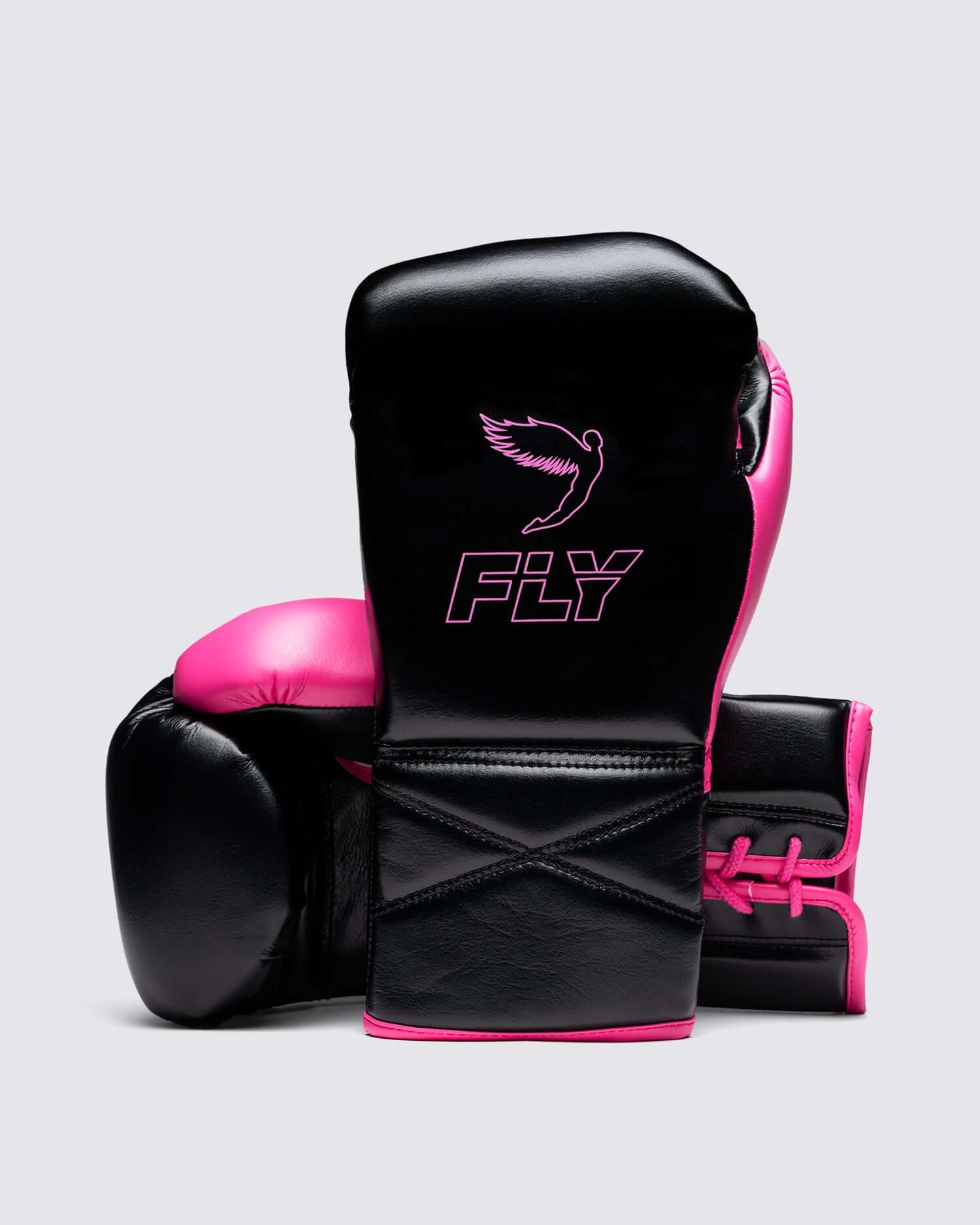 Fly Back/Pink Boxing Gloves 14oz Premium Training Gloves