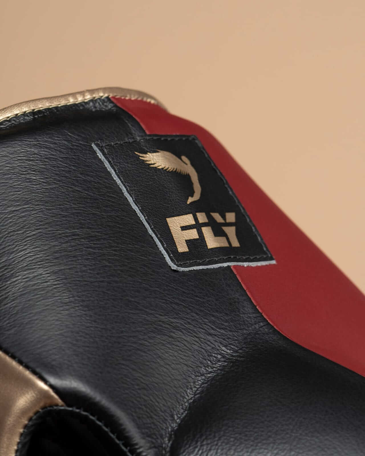 Fly Beginner Boxing Set Maroon/Black/Gold Gloves Training Kit Groinguard View