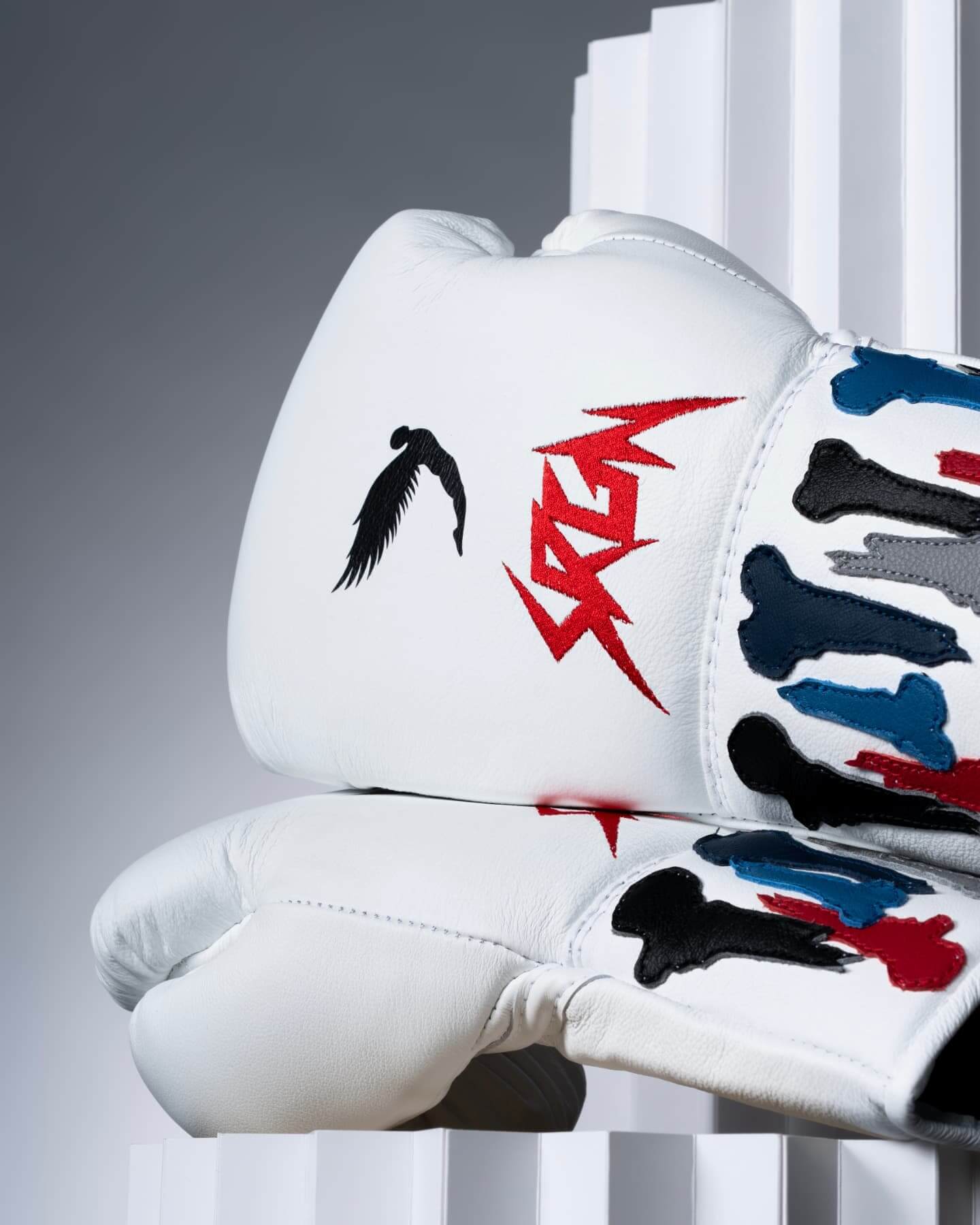 Fly Complete Boxing Set White Gloves Headguard Training Bundle Gloves View