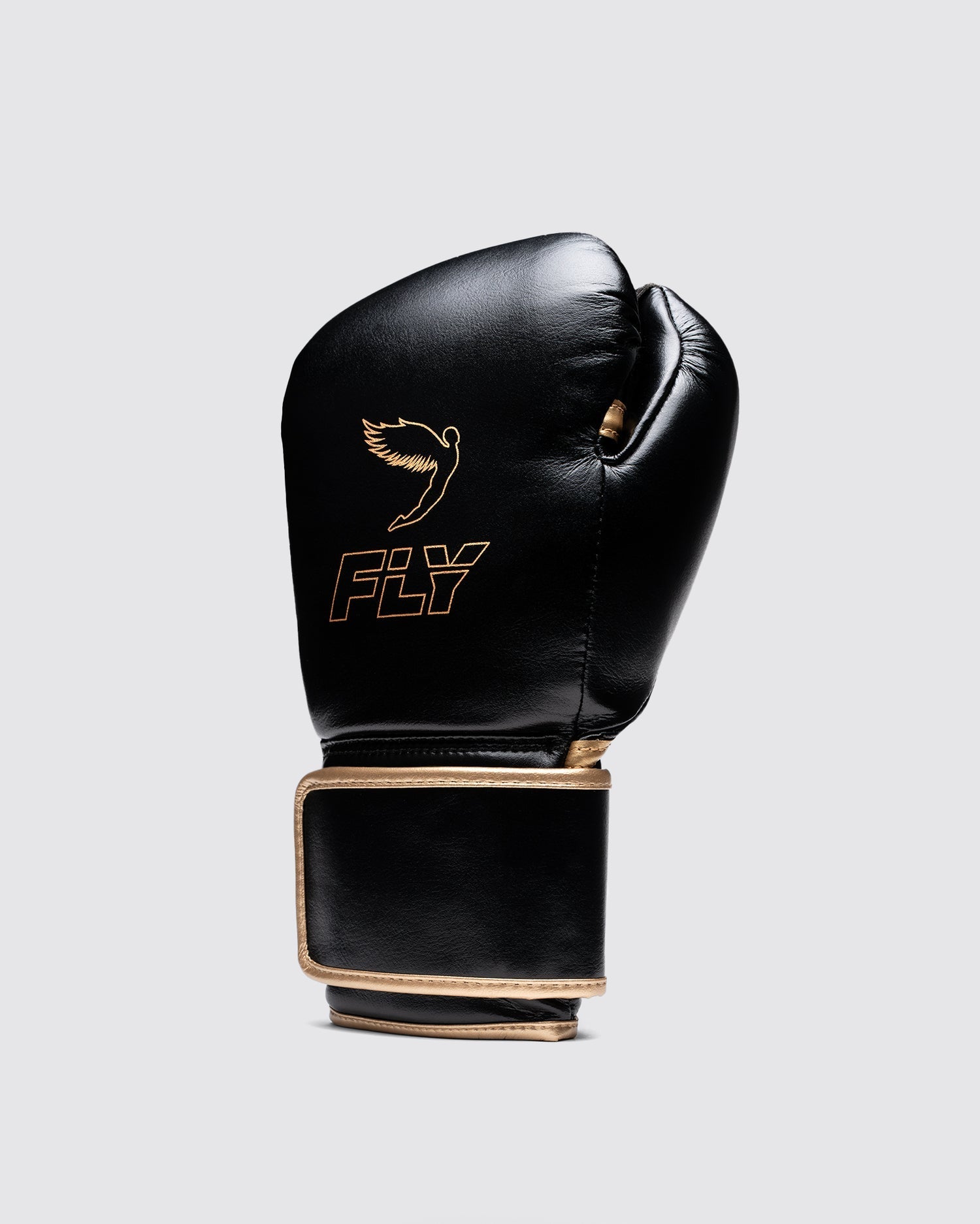 Fly Boxing Gloves Black/Gold | Velcro