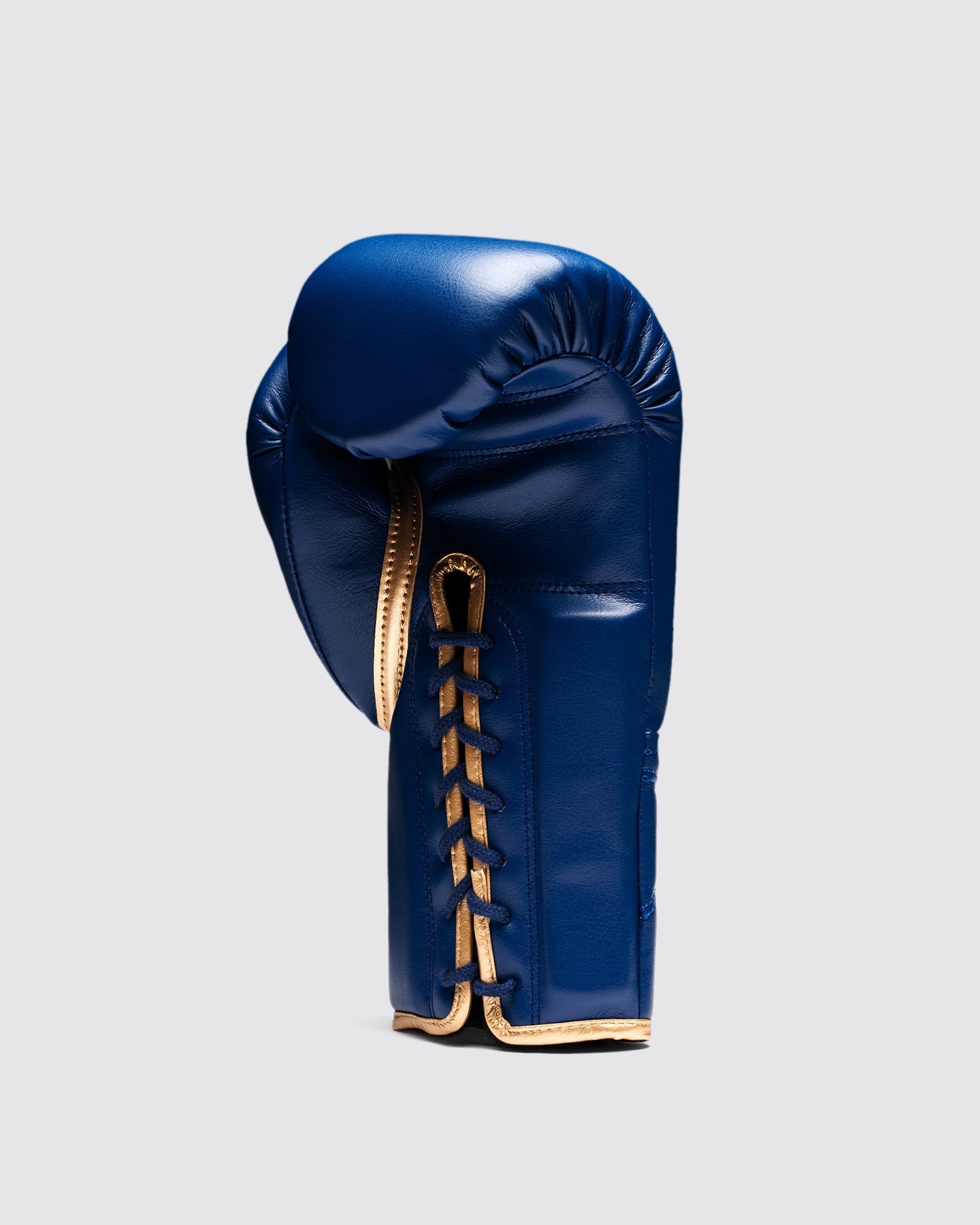 Fly Boxing Gloves Blue/Gold | Lace-Up