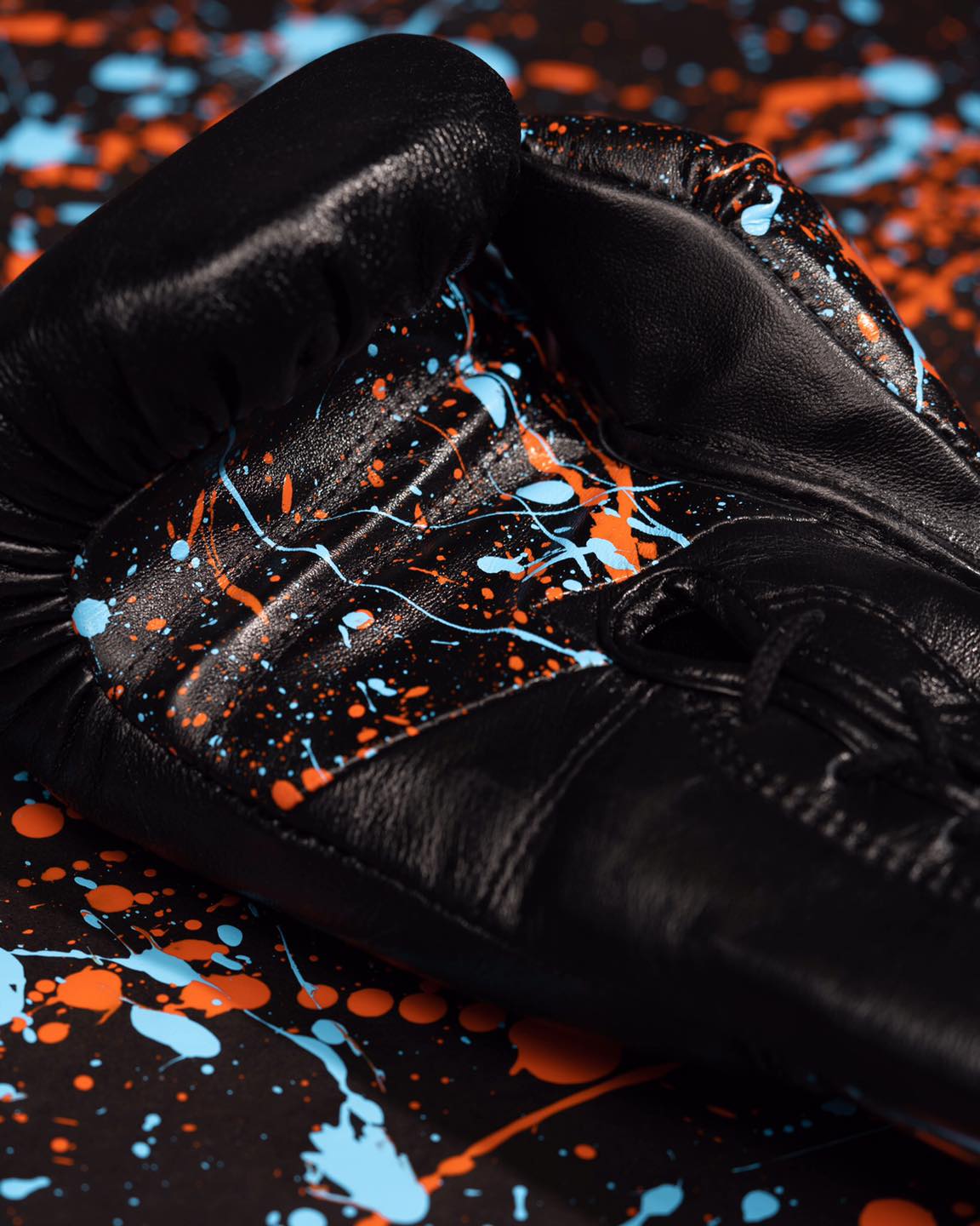 Fly Boxing Gloves Lace-Up | Brown/Multi