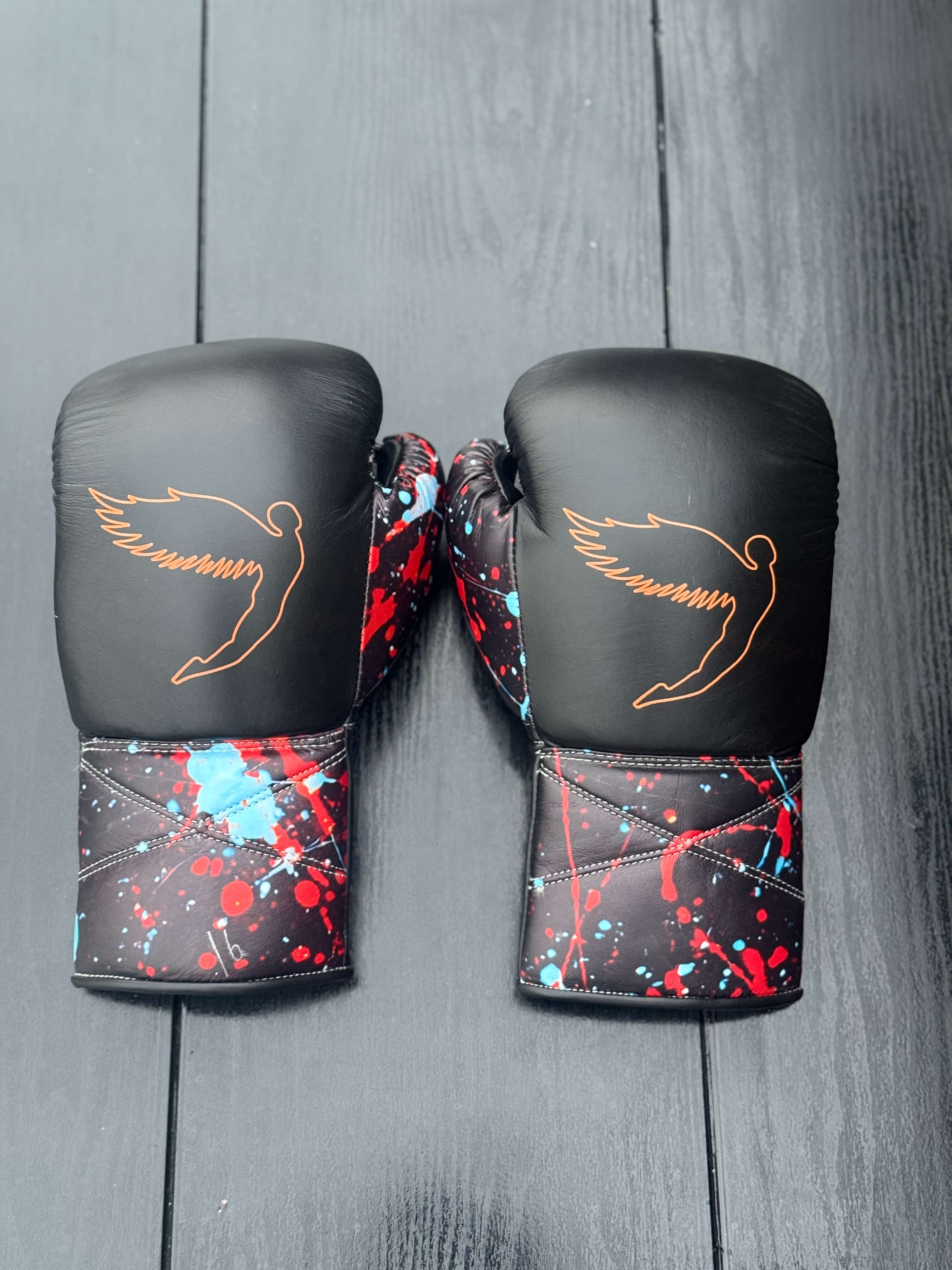 Fly Boxing Gloves Lace-Up | Brown/Multi
