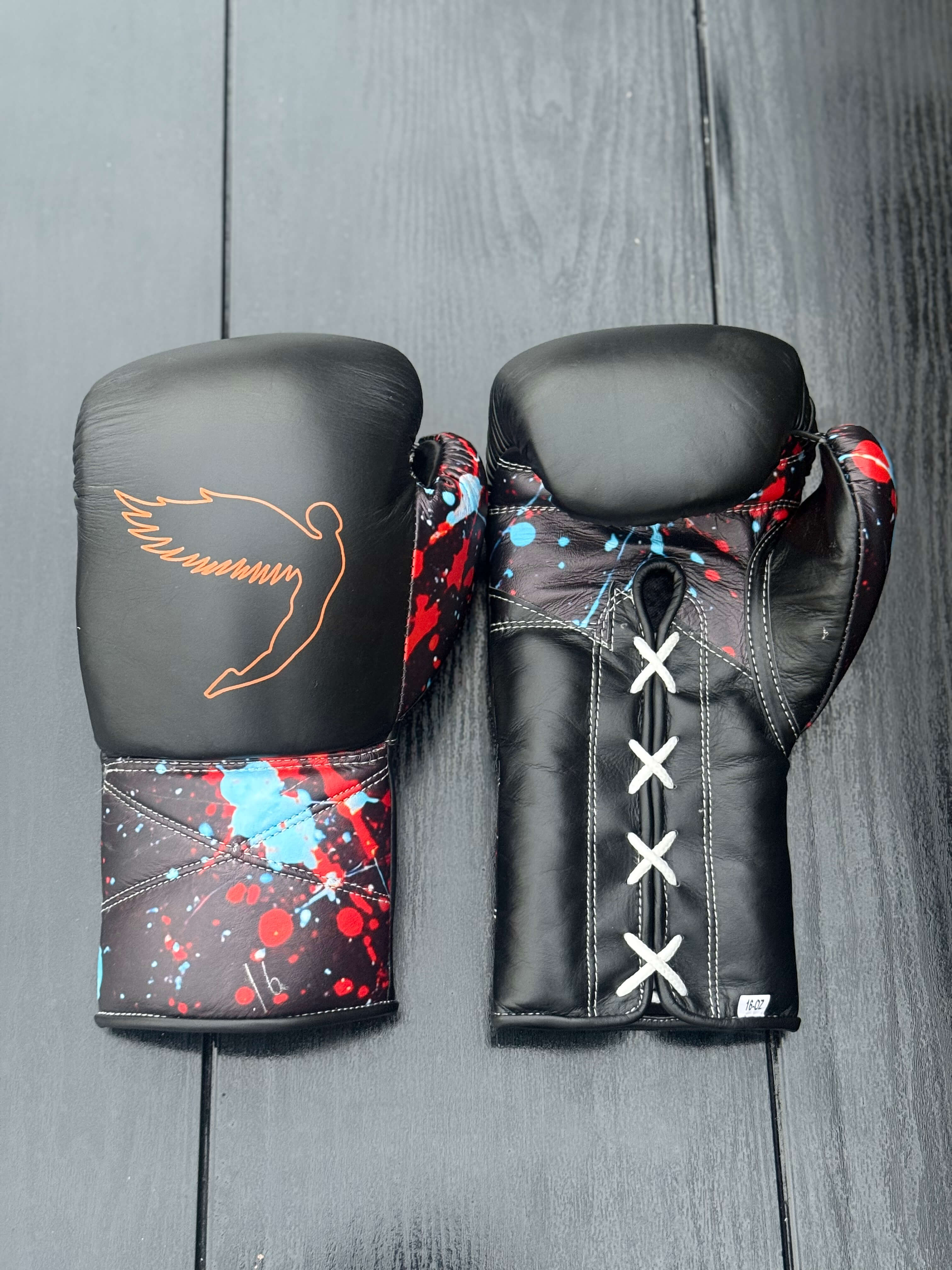 Fly Boxing Gloves Lace-Up | Brown/Multi