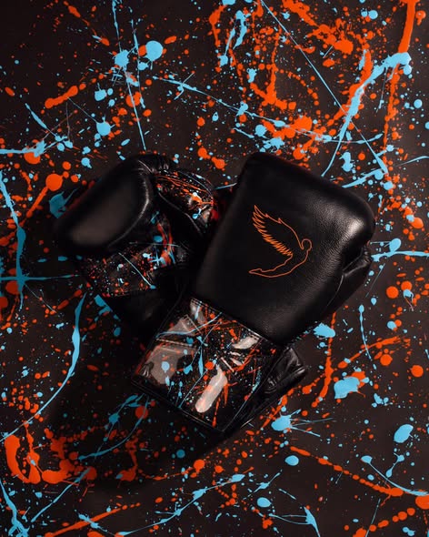 Fly Boxing Gloves Lace-Up | Brown/Multi