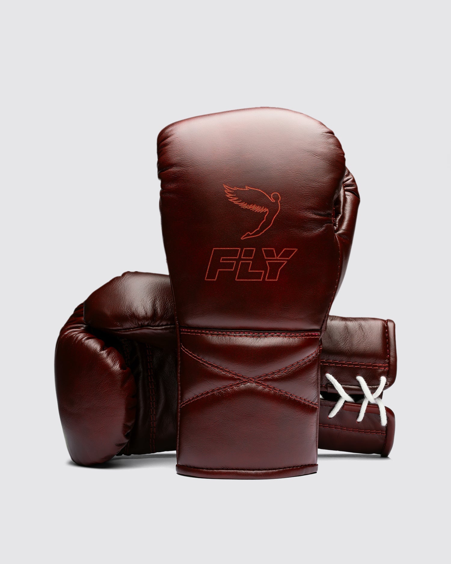Fly Boxing Gloves Lace-Up | Maroon