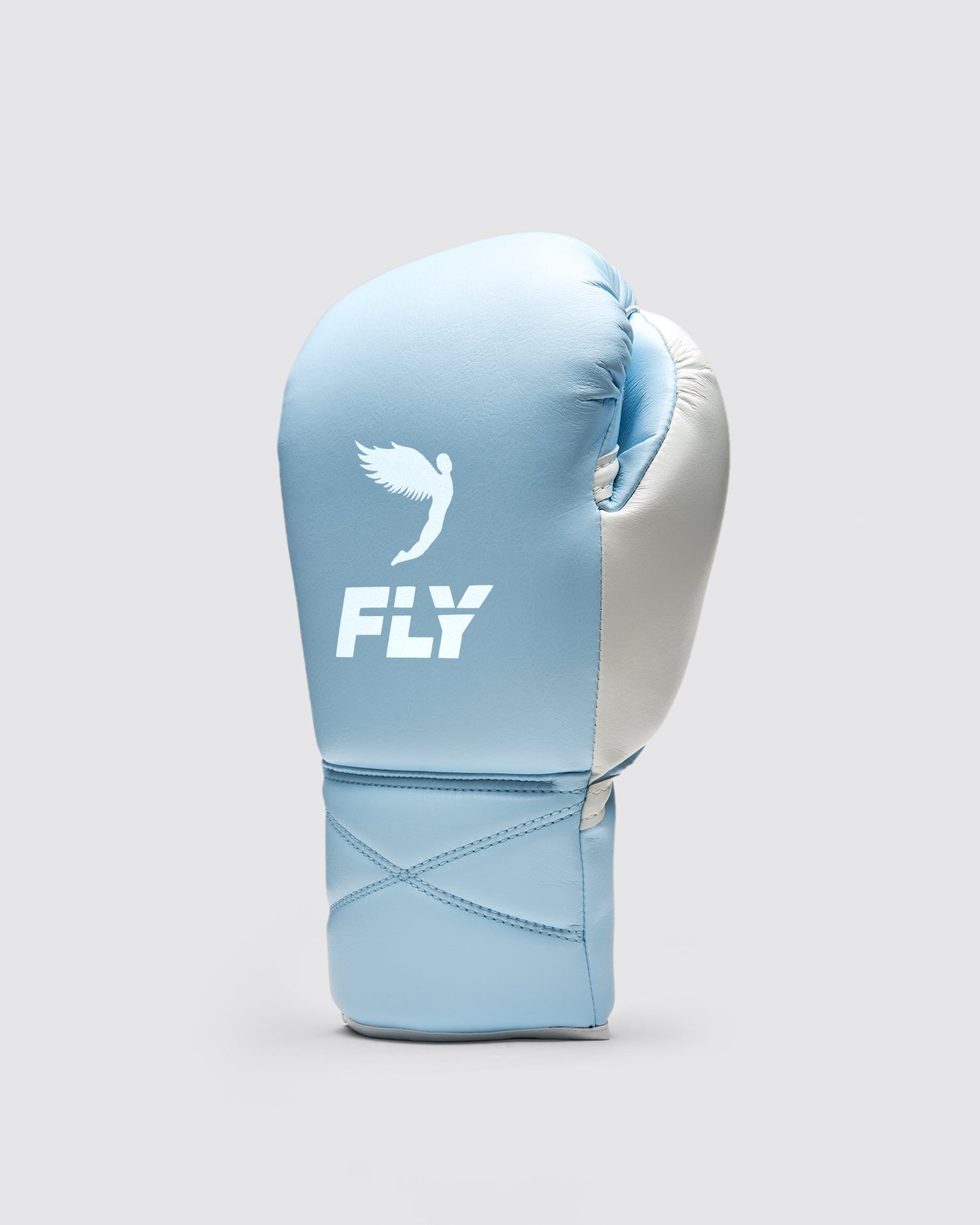 Fly Boxing Gloves Lace-Up | Sky-Blue/White