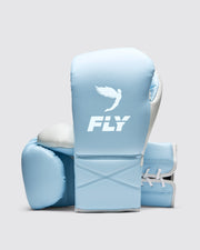 Fly Boxing Gloves Lace-Up | Sky-Blue/White