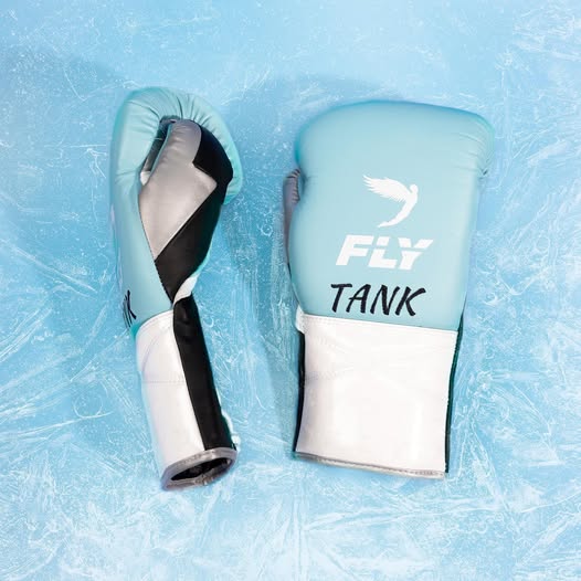 Fly Boxing Gloves Lace-Up | Sky-Blue/White/Black
