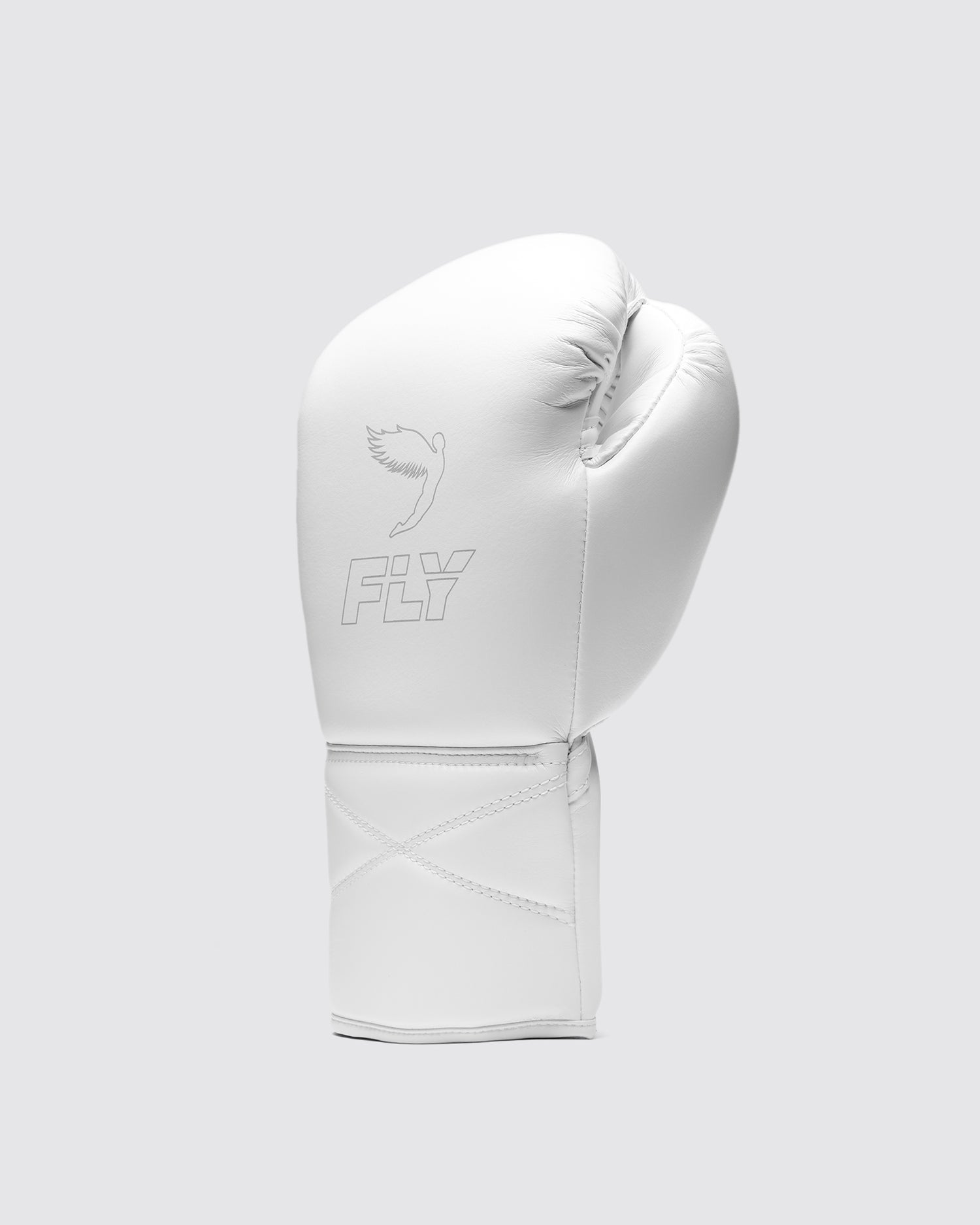 Fly Boxing Gloves Lace-Up | White