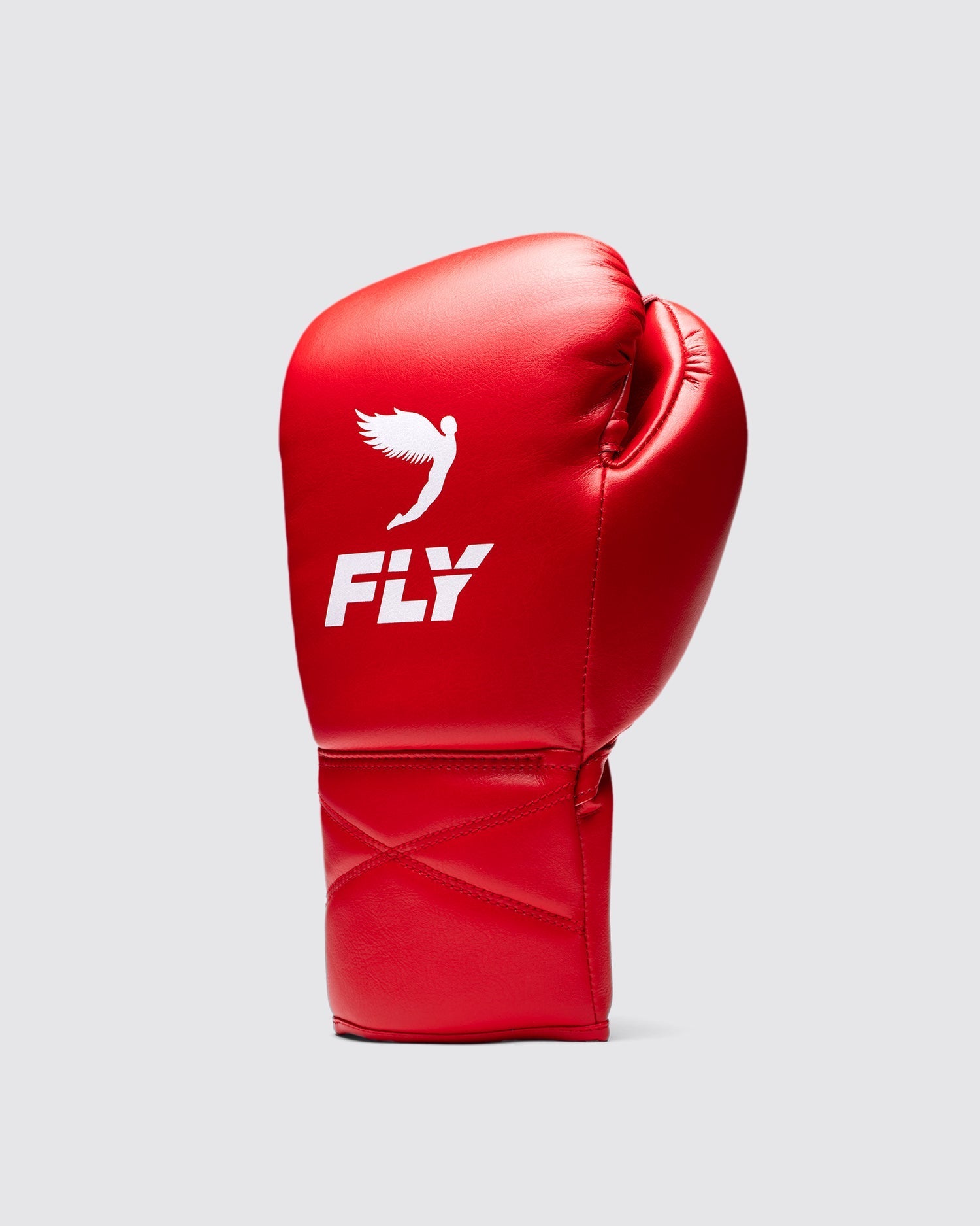 Fly Boxing Gloves Red/White | Lace-Up