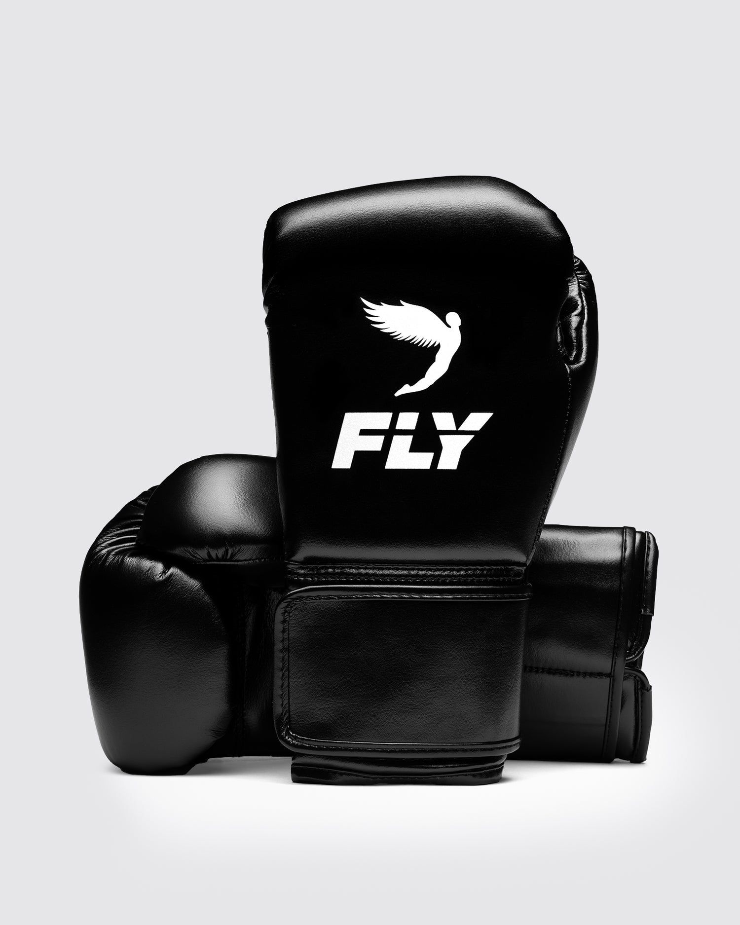 Fly Boxing Gloves Velcro | Black/White