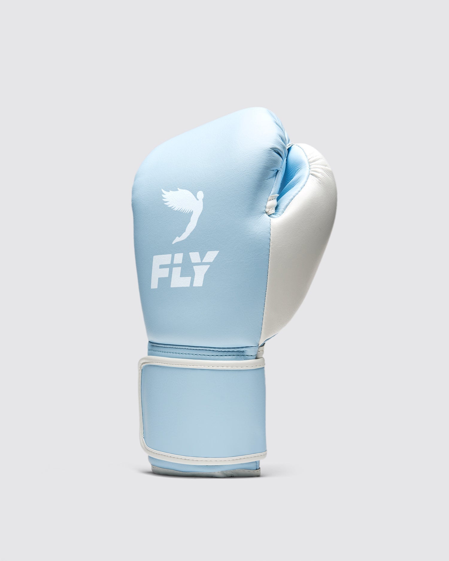 Fly Boxing Gloves Velcro  | Blue/White
