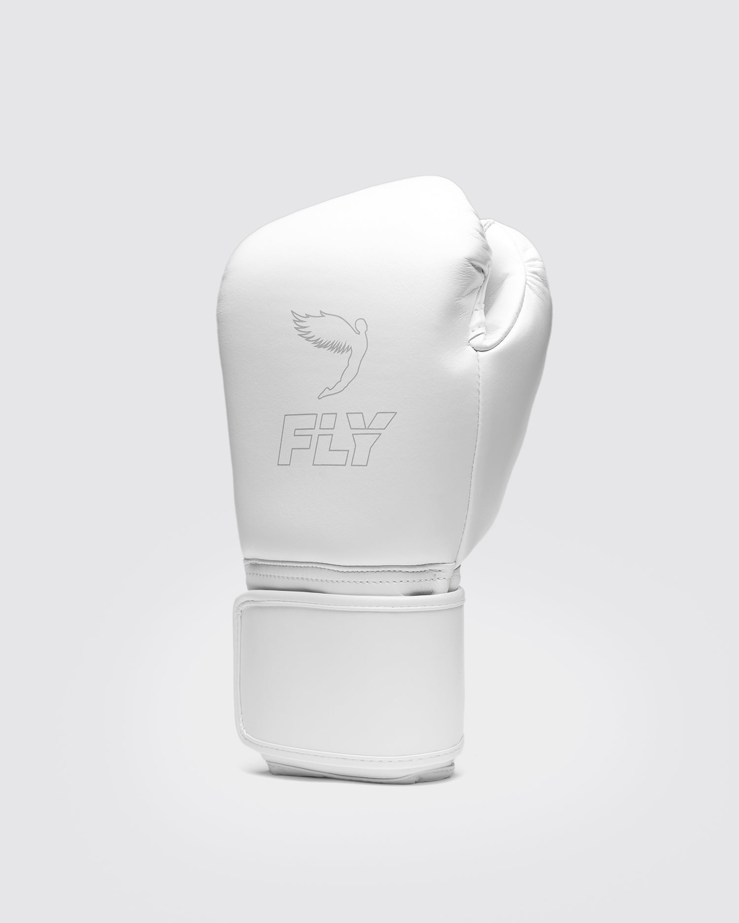 Fly Boxing Gloves Velcro  | White