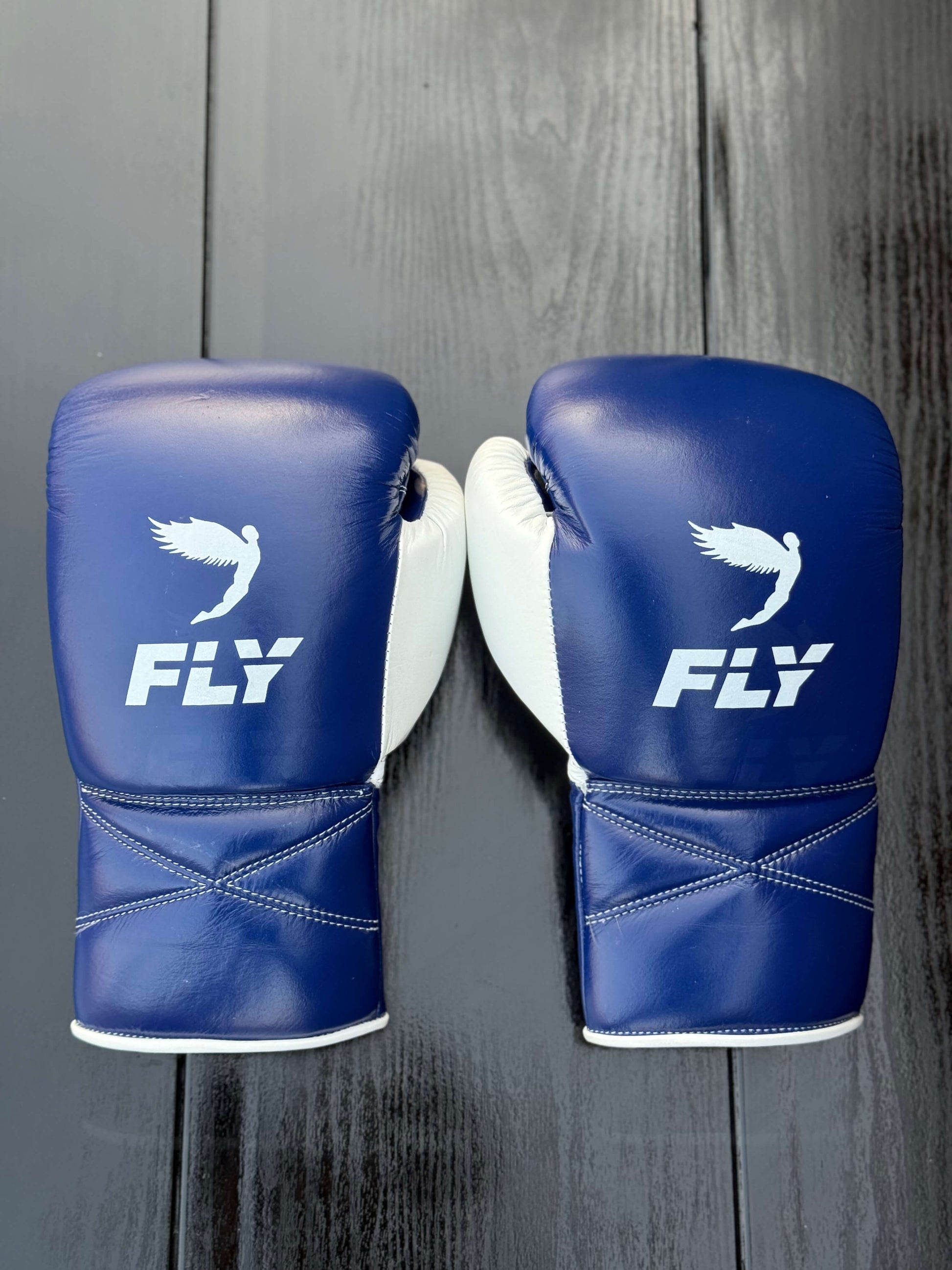 Fly Boxing Set | Navy-Blue/White