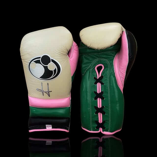 Grant Beige/Green/Pink/Black 14oz Boxing Gloves High Quality Gym Gloves
