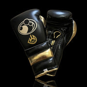 Grant Boxing Gloves Black/Gold 14oz Leather Training Gloves