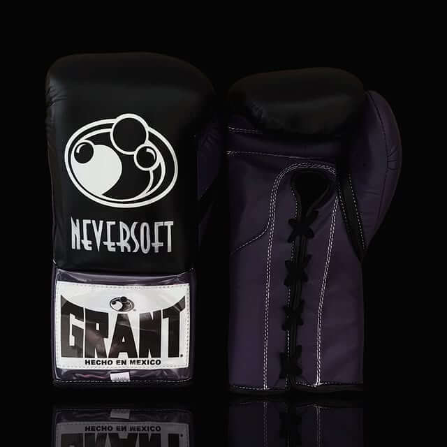 Grant Black/Purple Boxing Gloves Durable Sparring Gloves