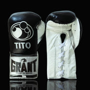 Grant Black/White/Silver Boxing Gloves Women Fitness Training Gloves