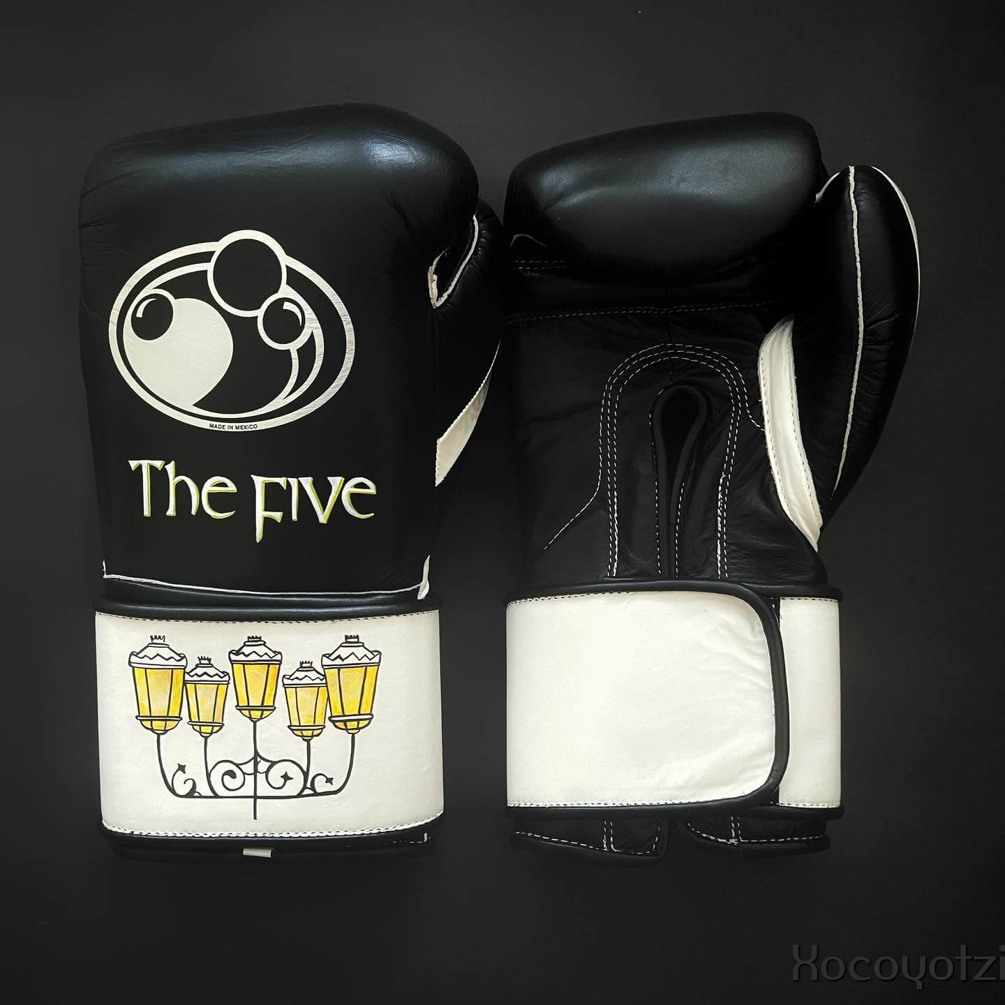 Grant Black/White  Boxing Gloves Durable Sparring Gloves