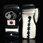 Grant Black/White Boxing Gloves Premium Leather Training Pair
