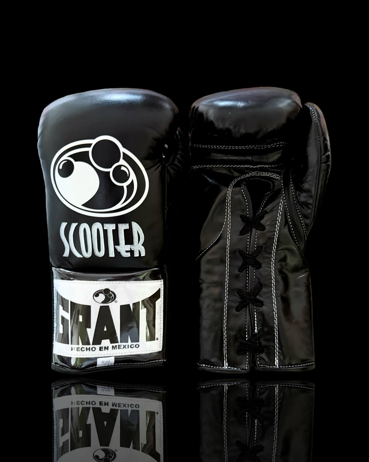 Grant Black Boxing Gloves 14oz Premium Training Gloves