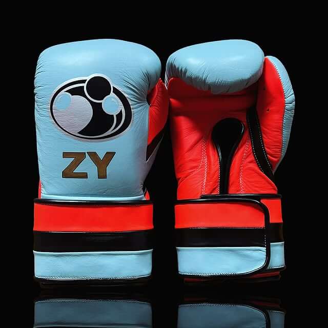 Grant Blue/Orange/Black Boxing Gloves 14oz Premium Training Gloves