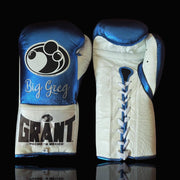 Grant Blue/White 14oz Boxing Gloves Custom Sparring Gloves
