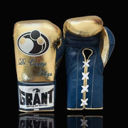 Grant Gold/Blue Boxing Set Premium Training Gloves Kit