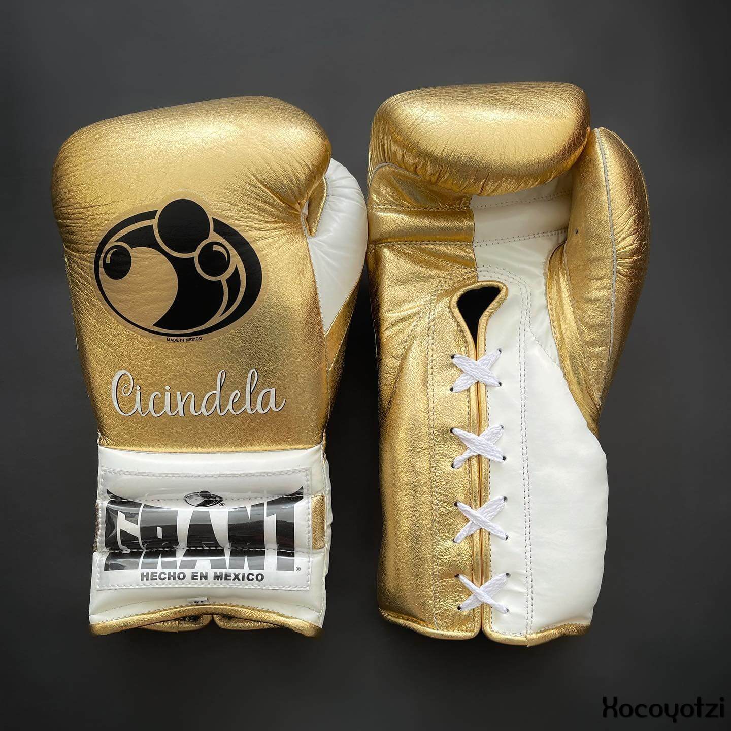 Grant Gold/White Boxing Gloves Women Fitness Training Gloves