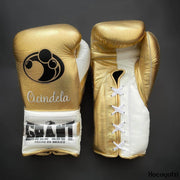 Grant Gold/White Boxing Gloves Women Fitness Training Gloves